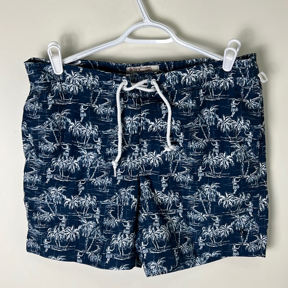 An Original Penguin Tropical Prints Swim Trunks Size 33